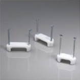 BOUBLE NAIL FLAT CABLE CLIPS